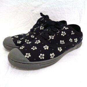 Gudrun Sjoden Women's Black "Belle" Daisy Print Sneakers size 37